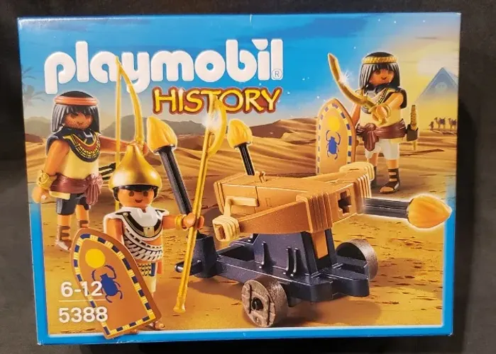 Playmobil Soldados Egípcios com Balista