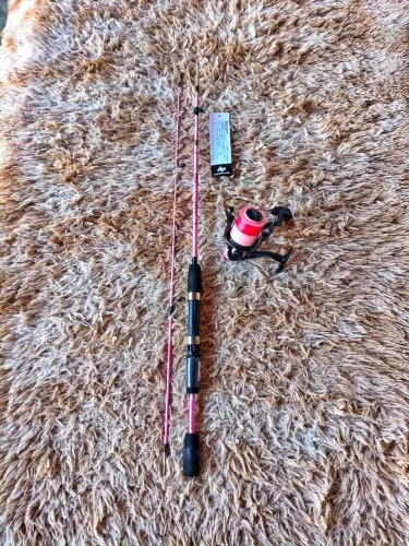 Kit vara com molinete e linha 