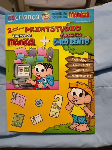 Jogo Printstudio Turma da Mônica + Turma do Chico Bento