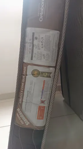 Cama box de solteiro e colchão de solteiro