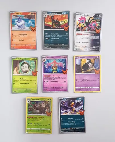 Trick or Trade cards Pokemon Halloween