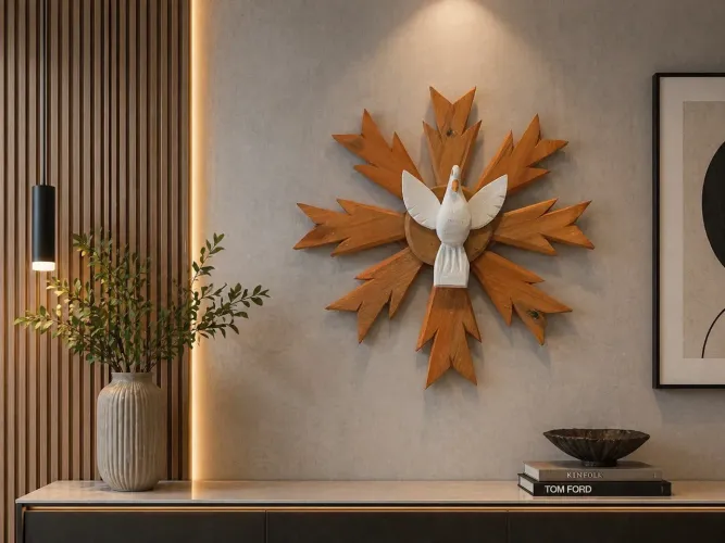 Divino Espírito Santo Madeira Decorativo