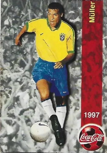 Card Coca-Cola Seleção Brasileira Copa América 1997 - Müller