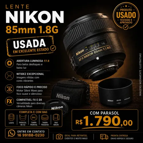 Nikon 85mm f/1.8g ed af-s