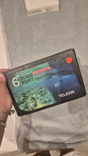 Dome Telesin 6" para GoPro<br><br>TELESIN<br><br>Dome Telesin 6" para GoPro