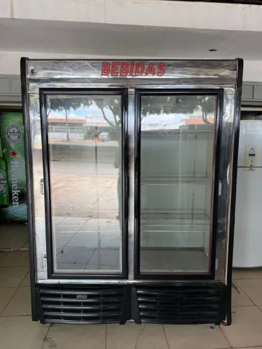 Freezer expositor duplo bebidas e laticínios 1200 litros