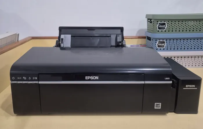 Epson EcoTank L805 no Estado - Funcionando Apenas Cor Preta Tinta original
