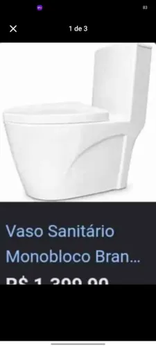 Vaso monobloco