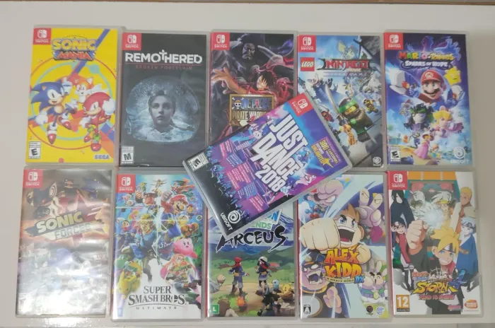 Lote jogos Nintendo switch 