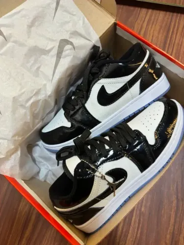 Tênis Nike Jordan Low Preto Verniz Feminino, Vários Tamanhos