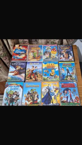 Coleção Dvds infantis vários filmes itens especiais de colecionador