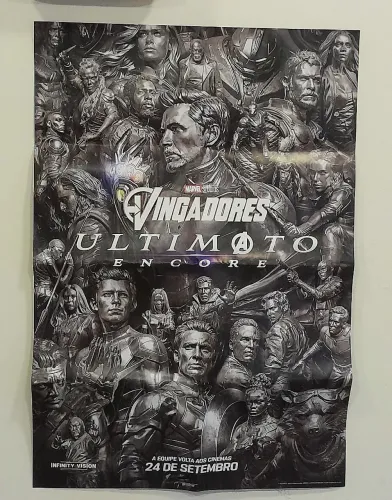 Poster original de vingadores ultimato encore 2026