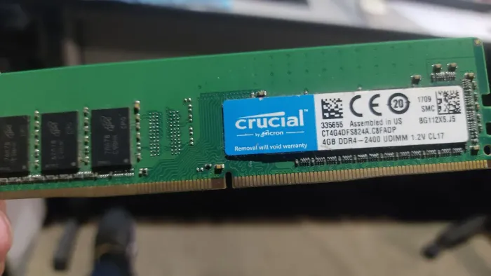 Memória ddr4 4gb