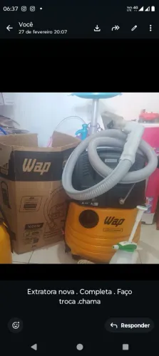 Extratora carpet cleaner pouco usada . Estado de nova .