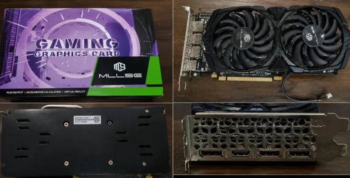 Rx 580 8GB MLLSE (CHINA) COM DEFEITO (NÃO DA VÍDEO)