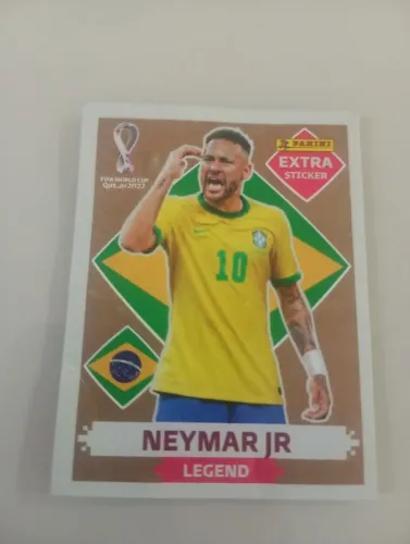 ACEITO OFERTAS-Figurinha Legend Neymar Bronze