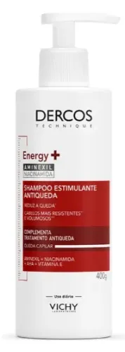 Shampoo Estimulante Antiqueda Dercos Technique Energy+ 400g Uso Diário