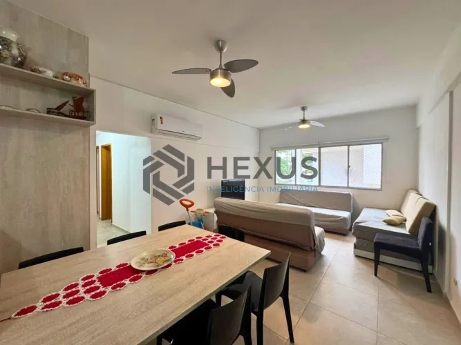 Apartamento reformado na Praia das Asturias, Guaruja