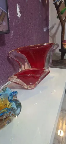 Murano vaso conjunto decoração