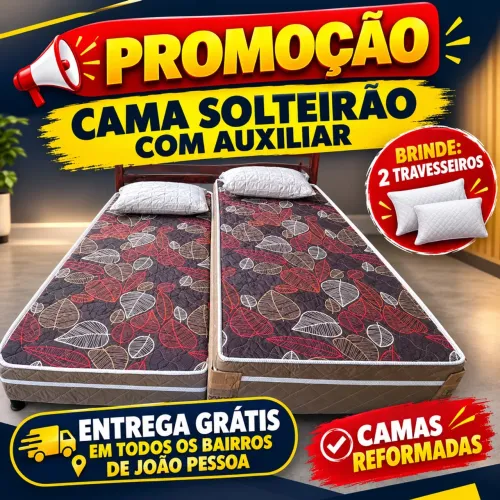 Cama box com auxiliar reformadas