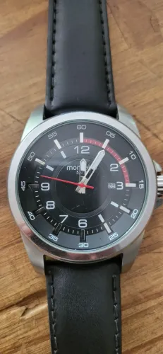 Relógio Mondaine modelo flyeger quartzo 46 mm de cx