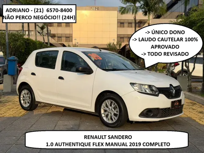 Renault Sandero Authentique Flex 1.0 12V 5P 2019