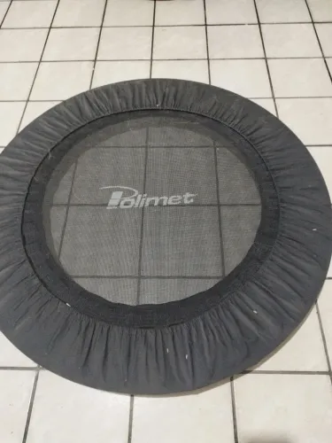Trampolim Jump Profissional com Capa saia diâmetro de 1m 200kg Preto