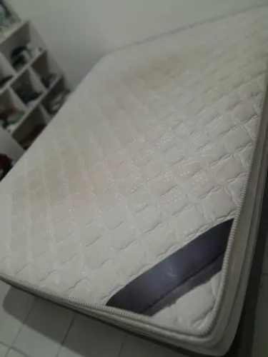 CAMA BOX CASAL COLCHA MOLA ENSACADAS EXELENTE ESTADO