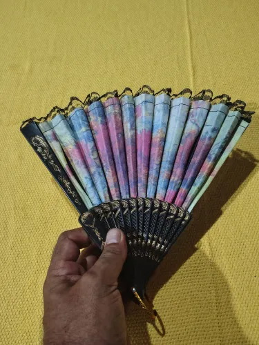 Leque floral oriental 