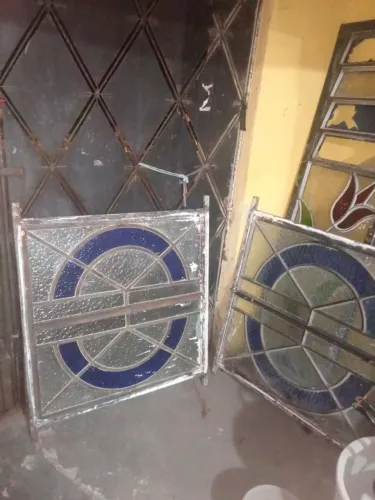 Janelas de vidro antigas 