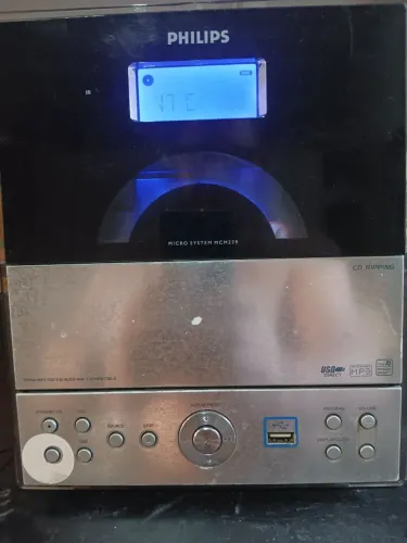 Som Micro System Philips Mcm279 No Estado (para Conserto / Peças), LEIA O ANÚNCIO 