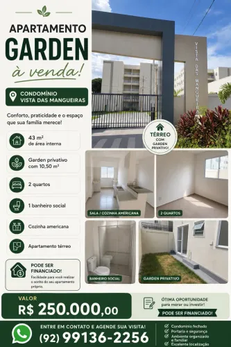 Vendo apartamento vista das mangueiras