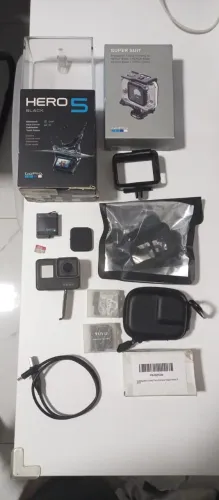 Vendo Câmera GoPro Hero 5 Black + Acessórios  