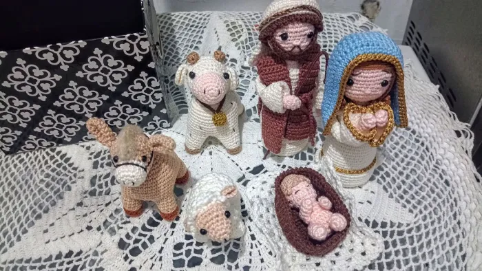 Lindo presépio nascimento de Jesus