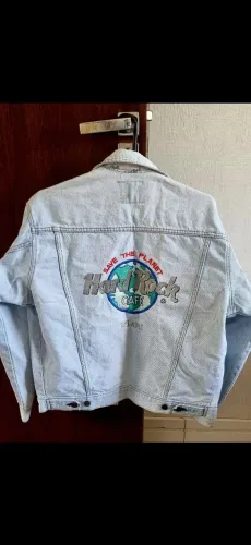 Jaqueta Jeans Hard Rock Cafe Miami - Vintage Original Anos 90 (Peça de Colecionador)