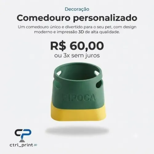 Comedouro para cachorro e gato