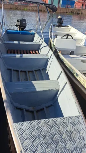 Lancha/bote em alumínio naval