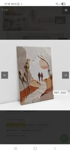 Quadro, borda infinita, 60cm X 90cm.