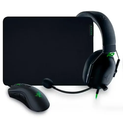 Kit Razer Mouse Mousepad Fone