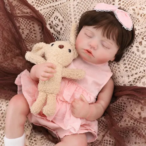 ? Bebê Reborn Menina 48cm Silicone - Super Realista!