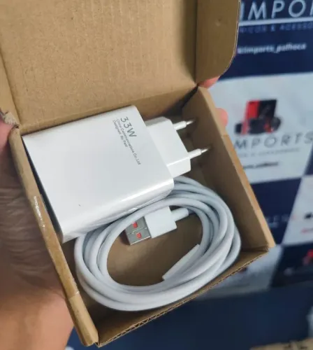 Carregador Turbo 33W para Celular Fonte + Cabo Original, a Pronta Entrega!!