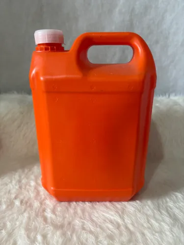 Bombona Usada Vazia 5L Cor Laranja Plástico Reutilizável com Alça