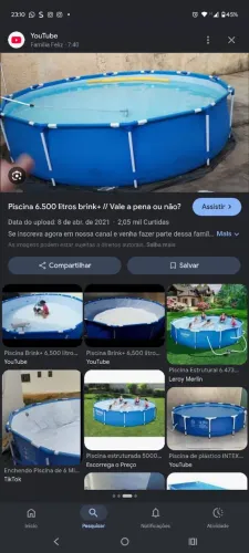 Piscina de 6500 litros