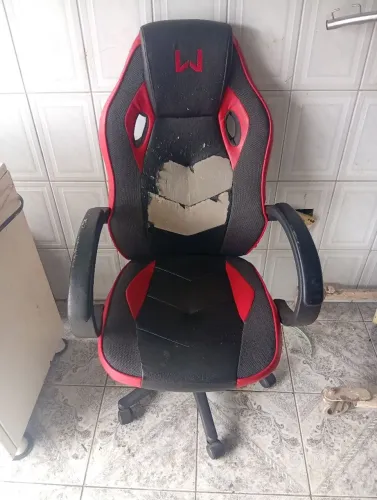 Cadeira gamer funcionando