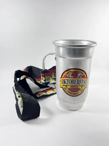 Caneca Metal Oktoberfest Blumenau Santa Catarina Antiga