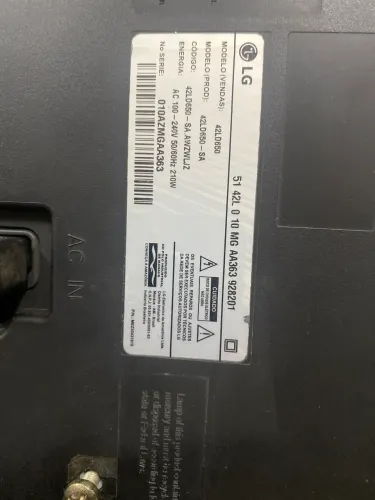 Tv LG 42 ?  modelo 42LD650