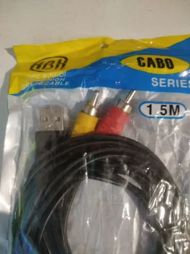 Vendo Cabo USB macho para 2 RCA phono av cabo Pc tv aux