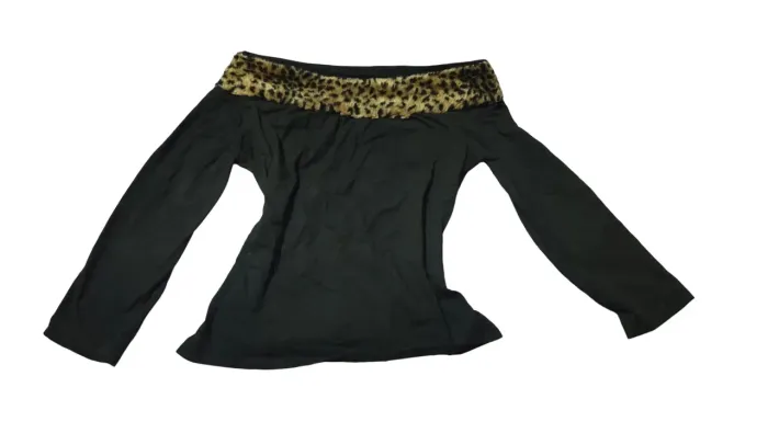 blusa ombro a ombro y2k
