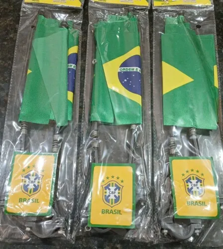 Bandeirinha do Brasil para moto