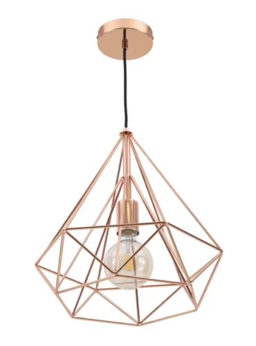 PENDENTE GEOMÉTRICO ROSE GOLD BYRON INSPIRE